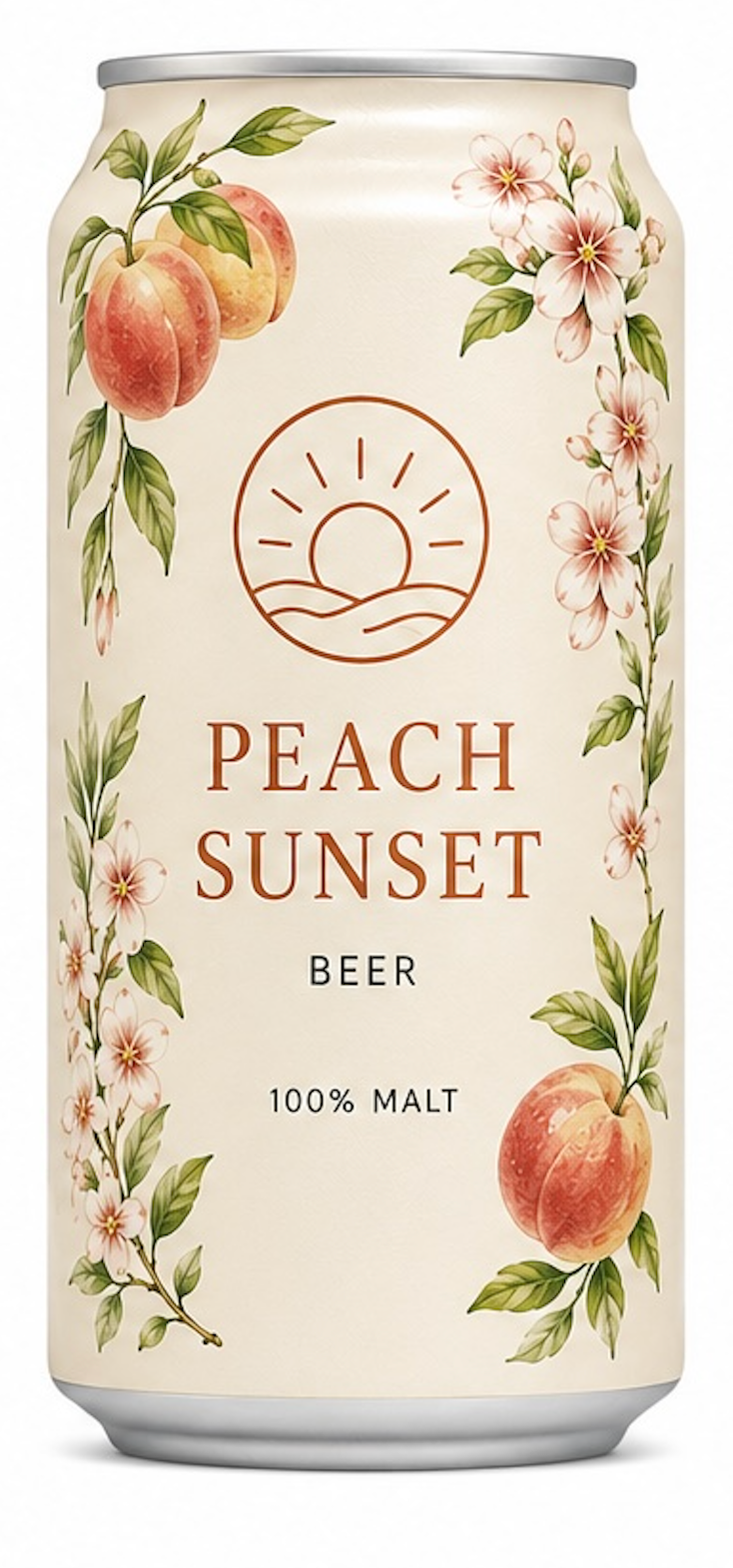 PEACH SUNSET ビール缶